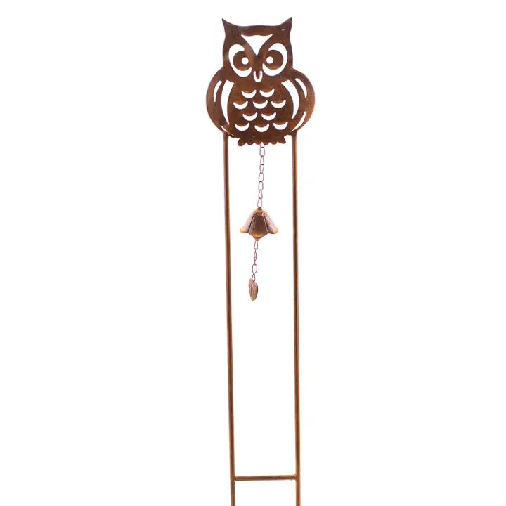 Rustic Metal Owl Yard Stake