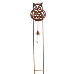 Rustic Metal Owl Yard Stake