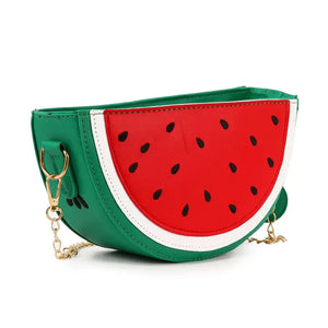 Colorful Fruit Styled Shoulder Bag-Watermelon