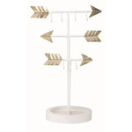 Metal 13.25" Valentine's Day Arrow Jewelry Holder