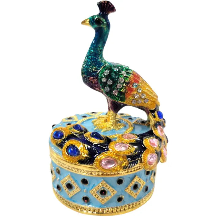 Peacock Trinket Box #89-734232