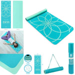 Eko Smart - 24"x68" - Non Slip Eco Friendly - Life Energy Yoga Mat