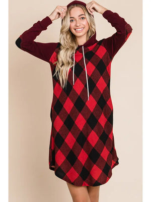 Hoodie Swing Dress