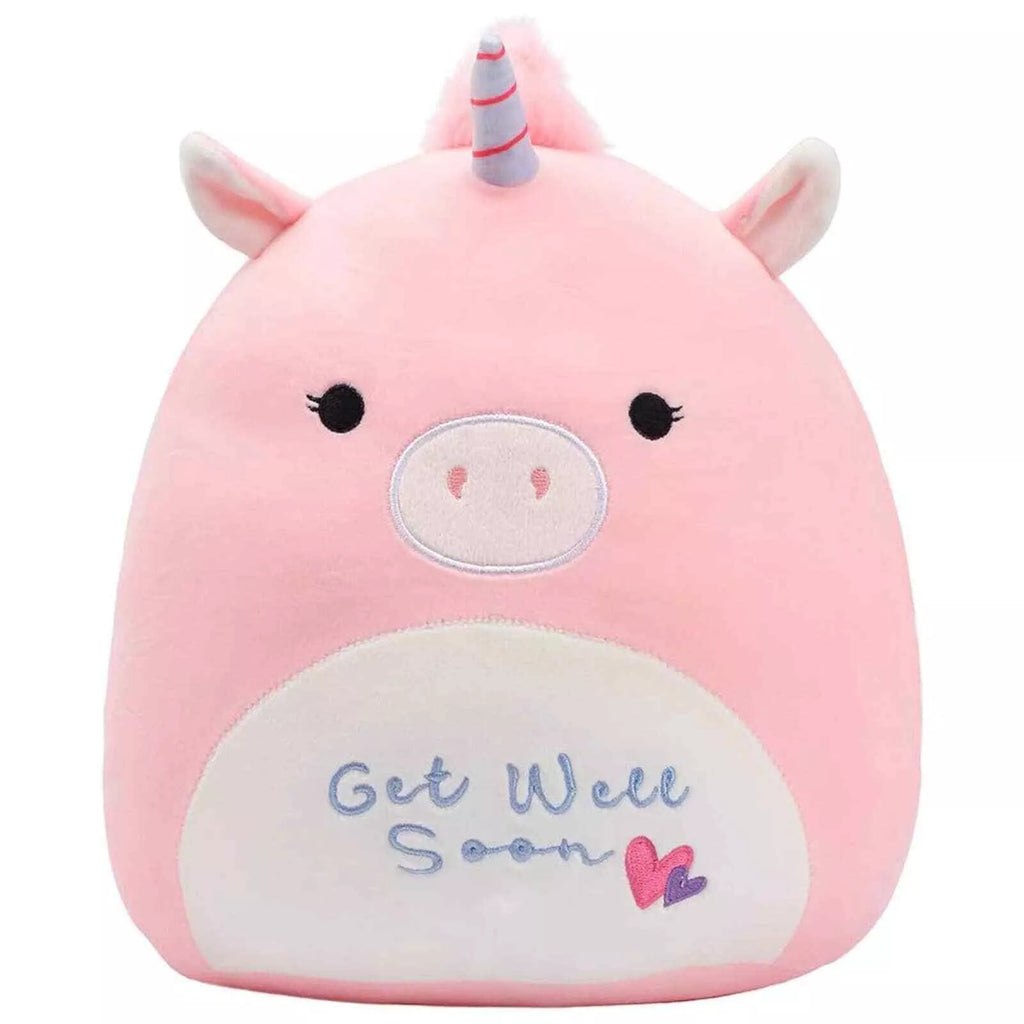 Easfan Get Well Soon Unicorn Plush Pillow Hearts Pink Soft Gift Women Kid