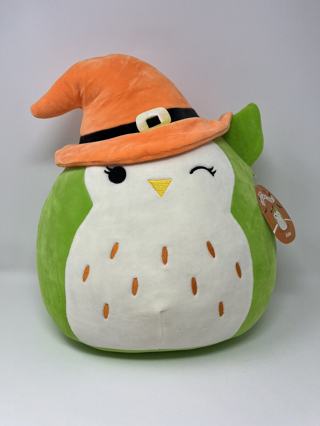 Squishmallows Alder The Green Halloween Owl Witch - 12 Inch Plush Toy