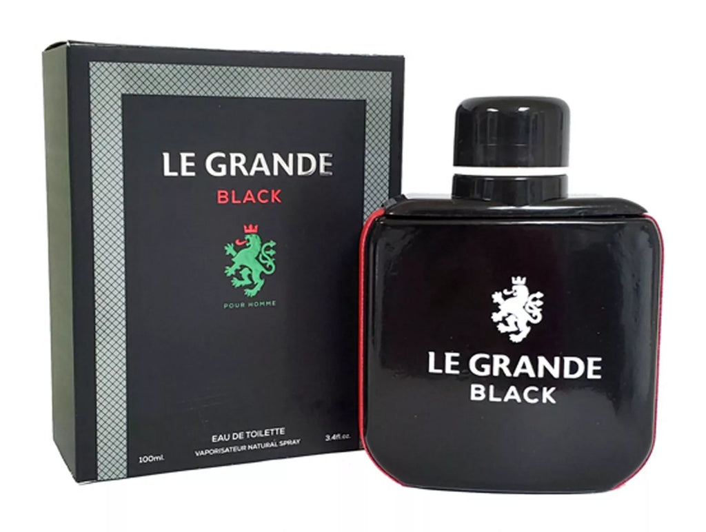 LE GRANDE BLACK Men's Cologne 3.4 Oz EDT Spray