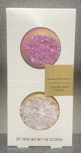 Modern Expressions~Crystal Bath Fizzer~Vanilla Lavender & Eucalyptus Breeze