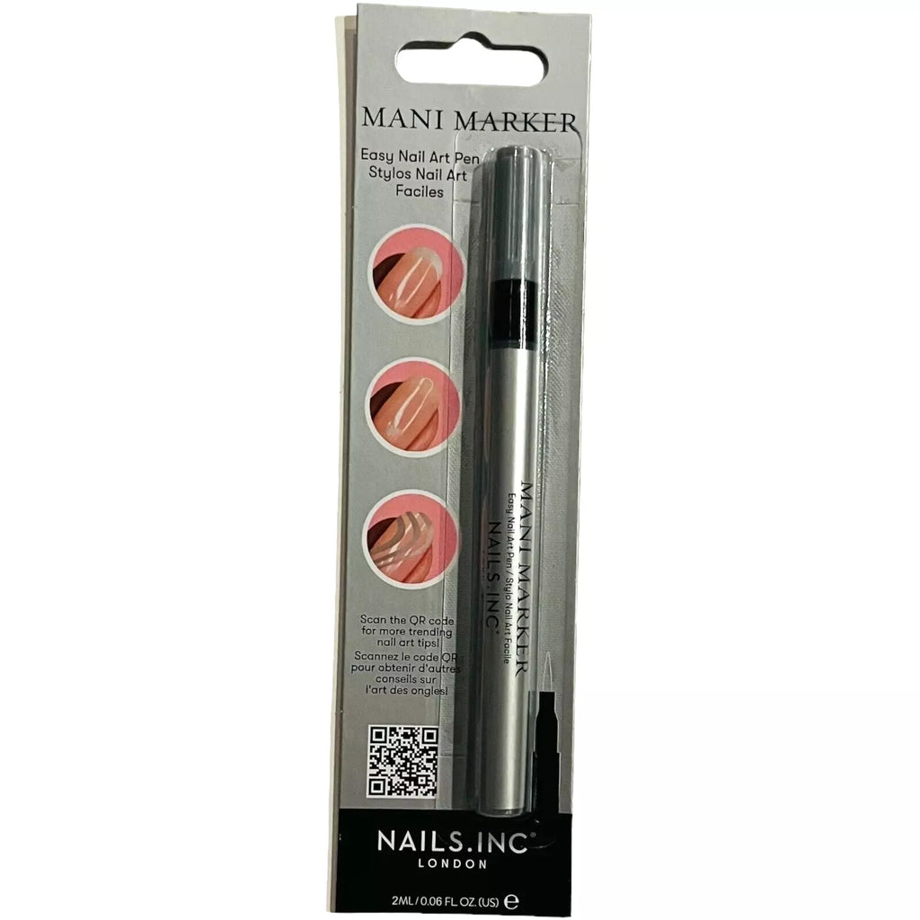 Nails Inc London Mani Marker Easy Nail Art Pens Star Silver