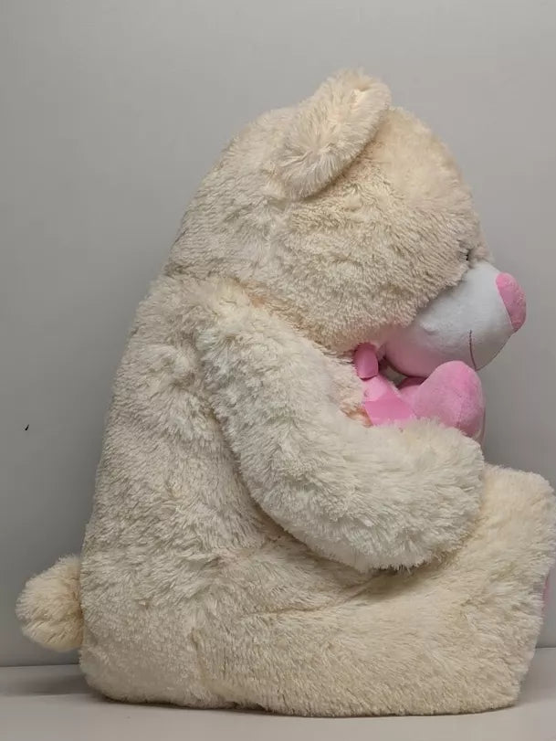 White 32 inch Giant Valentine Bear Plush with Pink Heart -XOXO-Dandee Collectors 3+ (Copy)