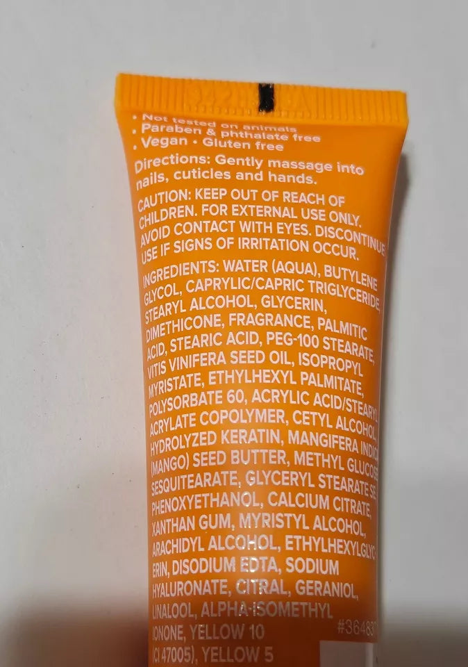 Pop Arazzi Hand Nail Cuticle Cream 1 fl oz Mango