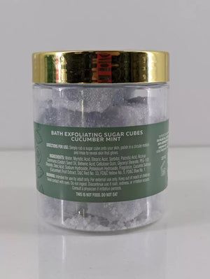 ME Modern Expressions Cucumber Mint Bath Exfoliating Sugar Cubes 7 oz