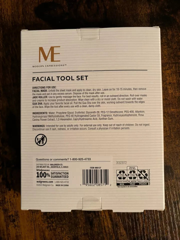 Modern Expressions Facial Tool Set 3pc