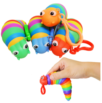 Bigjigs Fidget Wiggly Worm (2pcs) — Discovery Playtime
