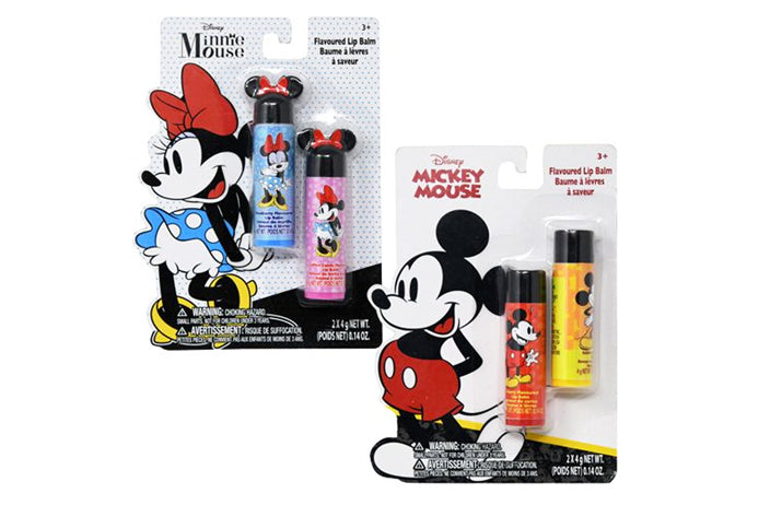 LIP BALM (2 PK) MICKEY or MINNIE MOUSE