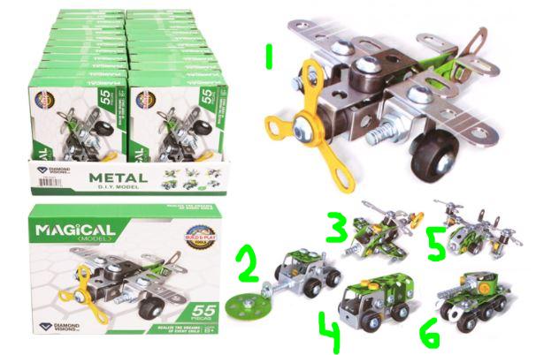 METAL DIY MODEL BUILD & PLAY KIT (Army)